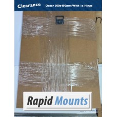 Clearance Backing (tawny board) 30x40mm With Hinge, Singles