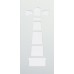 008 Lighthouse Shape Mount  23x50cm 