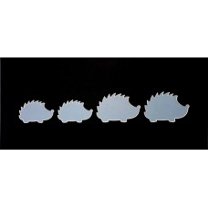 012 Hedgehog family Shape Mount  23x50cm 