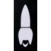 001 Rocket Shape Mount  23x50cm 